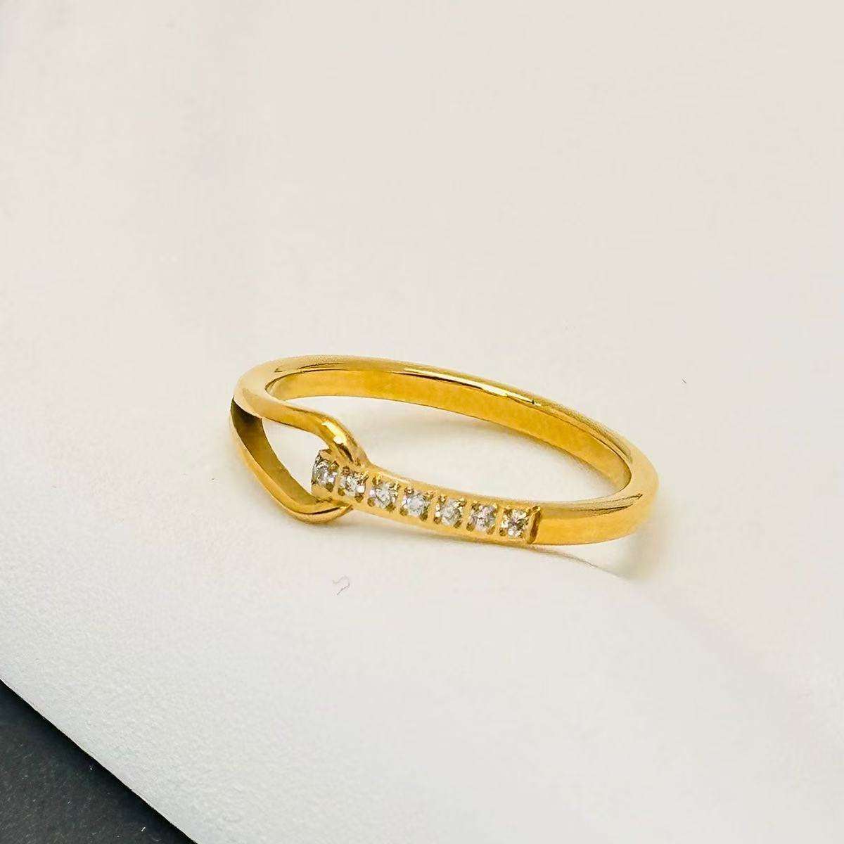 Minimal Zirconiat Ring - 18K Gold Plated