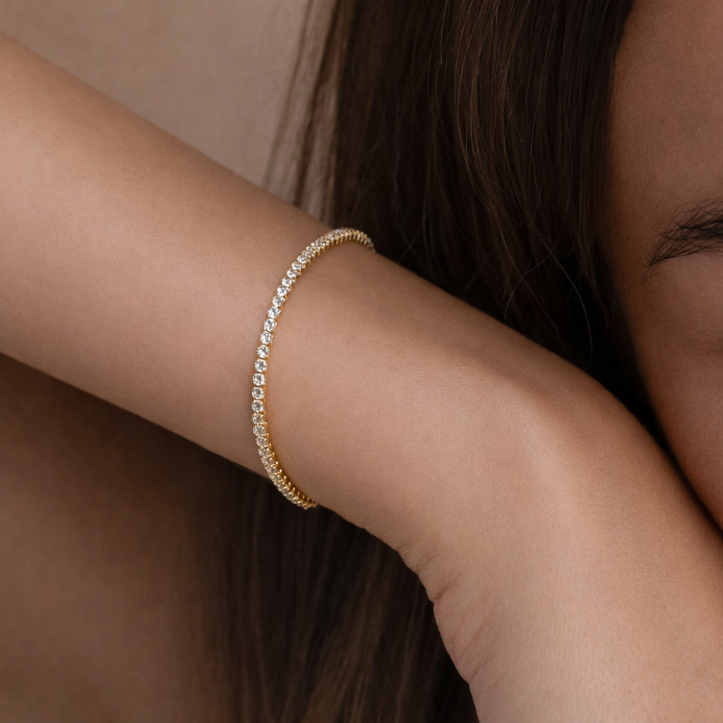 Minimal Tennis Bracelet