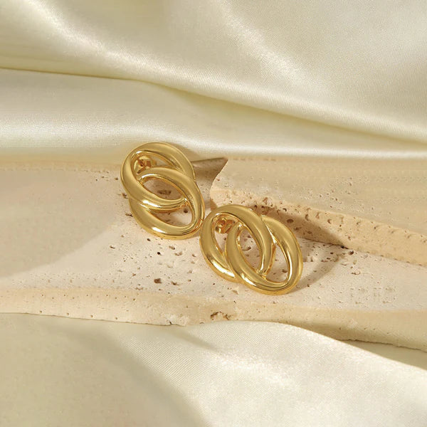Abstract Knot Stud Earrings