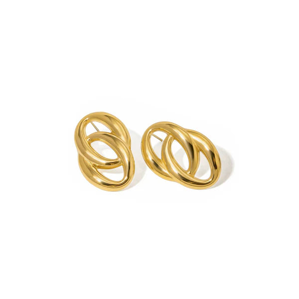 Abstract Knot Stud Earrings