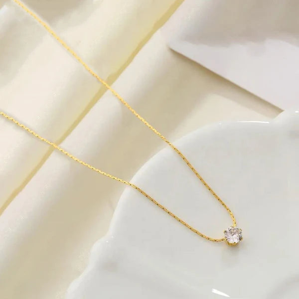 Solitaire Pendant Necklace