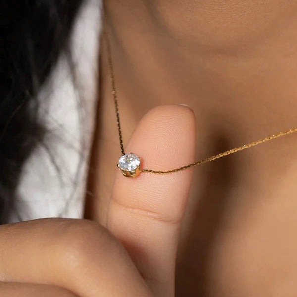 Solitaire Pendant Necklace