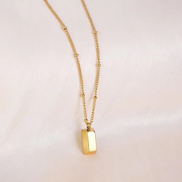 Minimal Bar Pendant Necklace