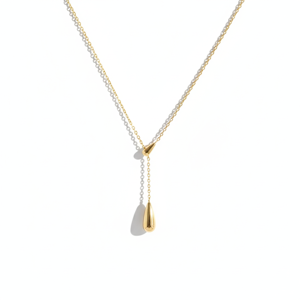Teardrop Lariat Y Necklace