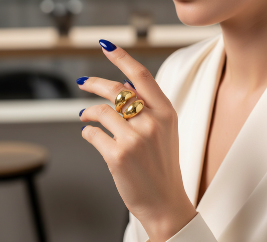 Chunky Double Band Ring