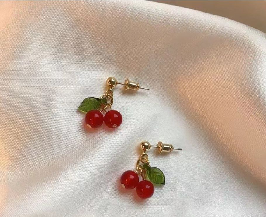 Cherry Charm Earrings