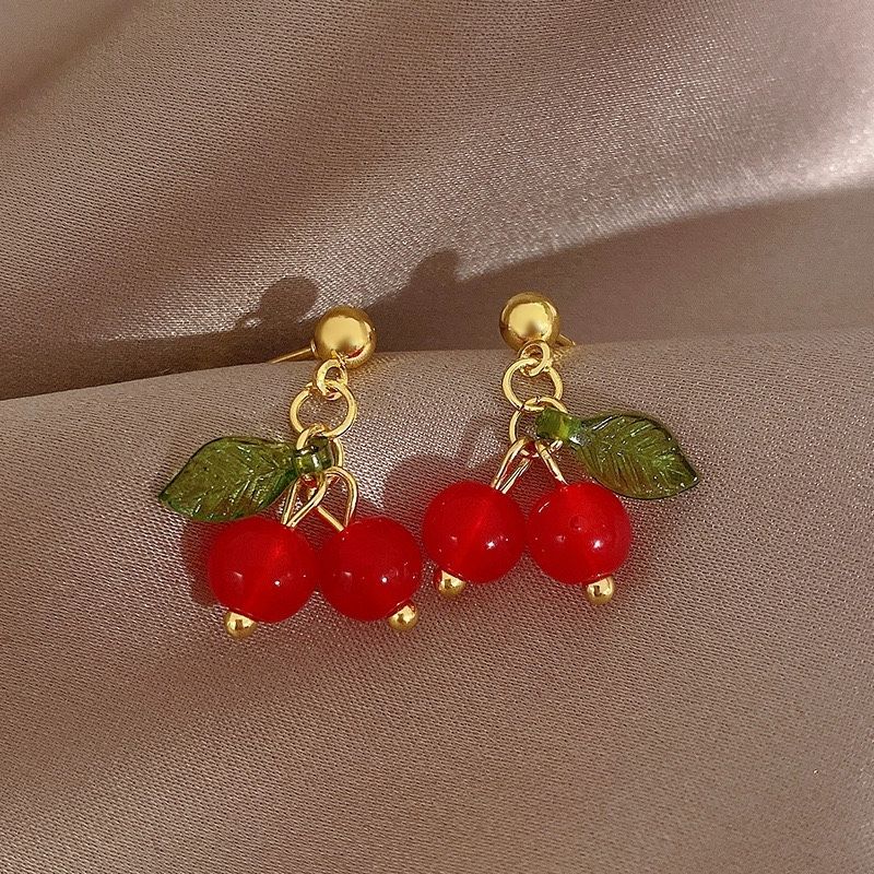 Cherry Charm Earrings