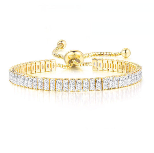 Baguette CZ Tennis Bracelet