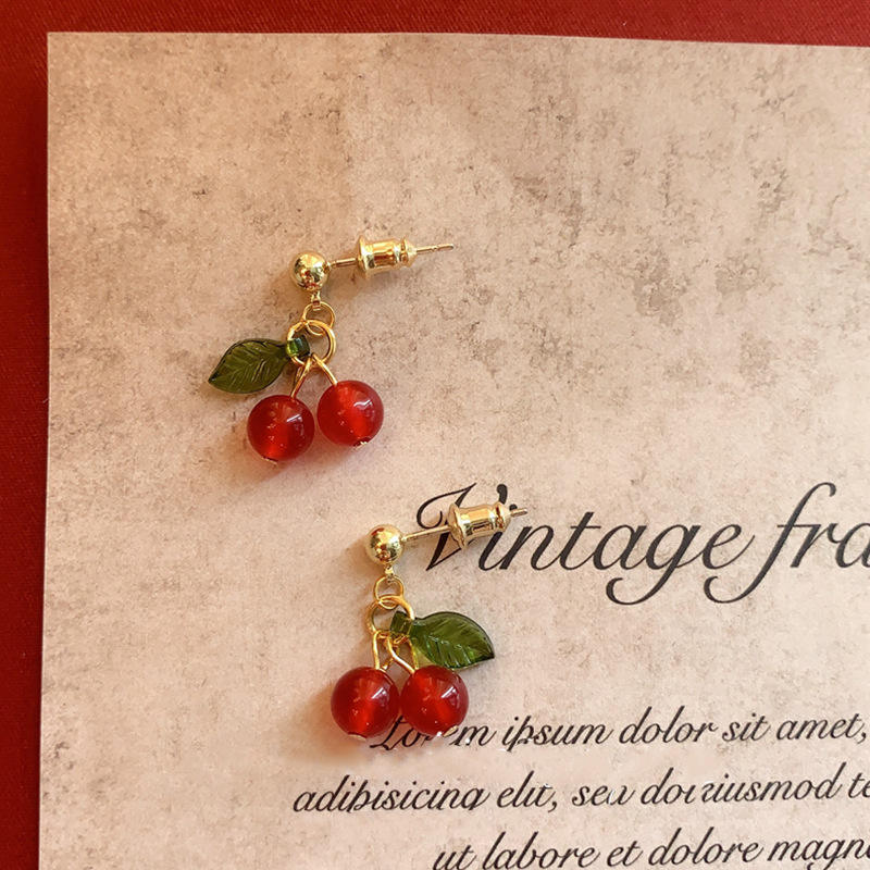 Cherry Charm Earrings