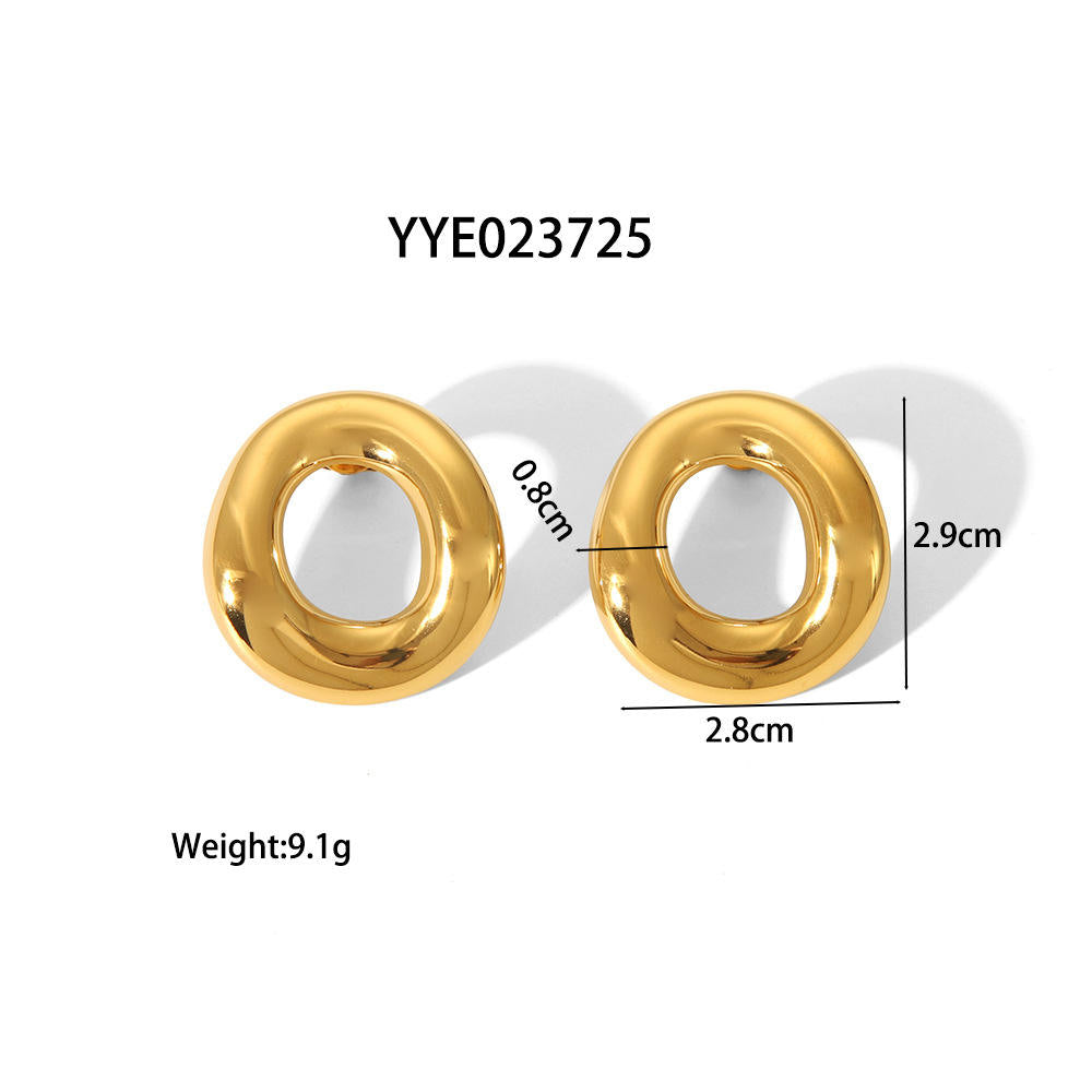 Bubble Round Studs Earrings