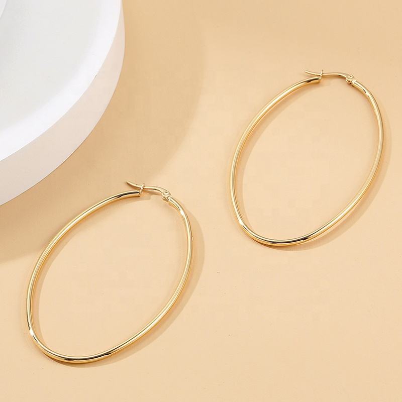 Round Hoop Earrings 5cm