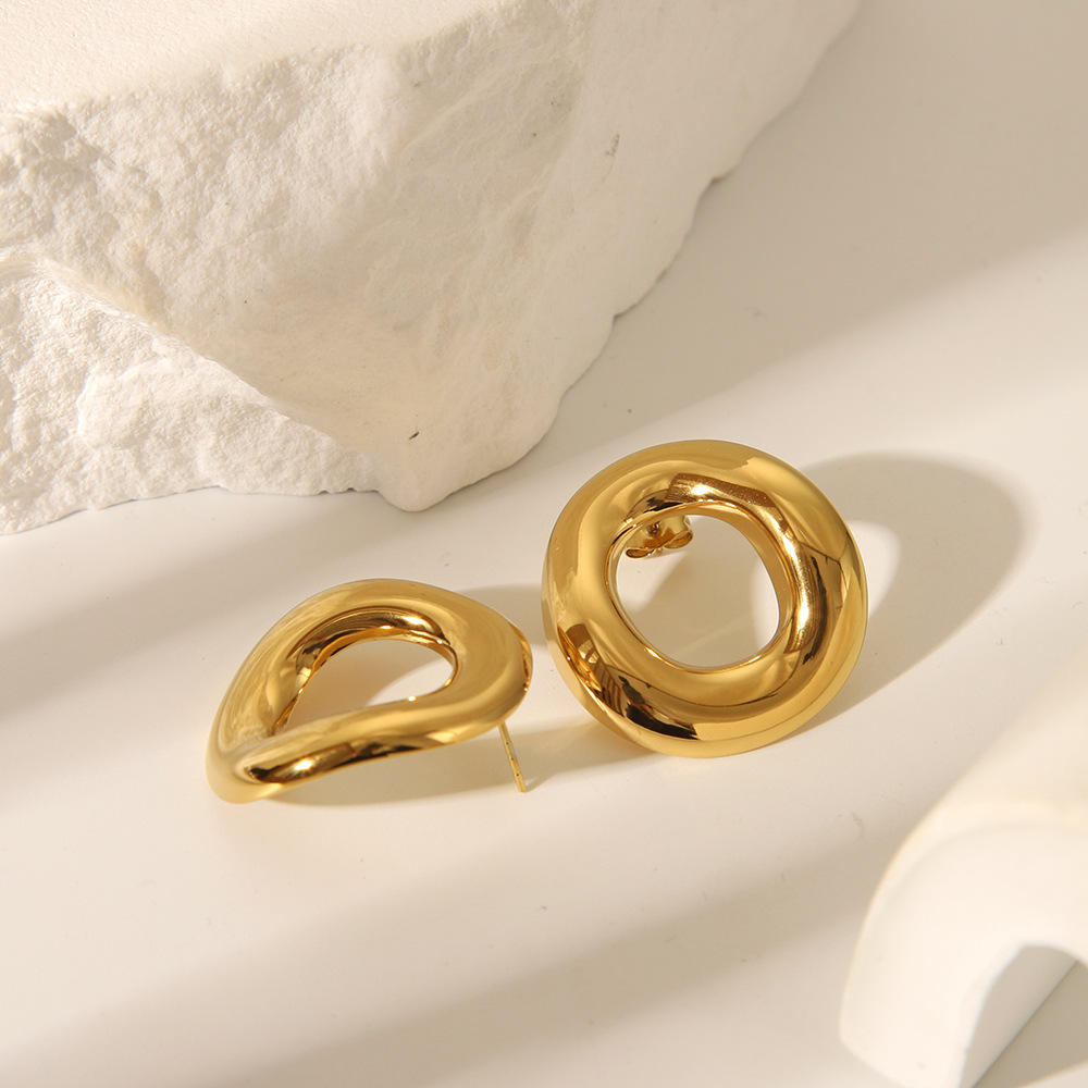 Bubble Round Studs Earrings