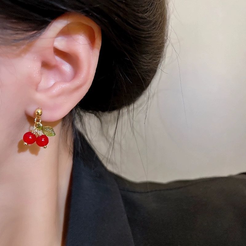 Cherry Charm Earrings