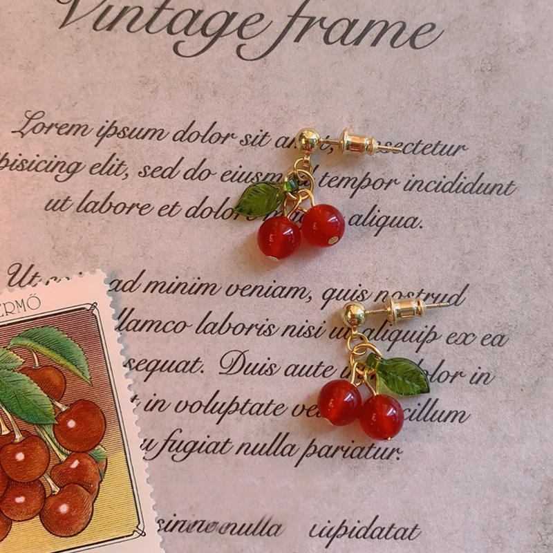 Cherry Charm Earrings