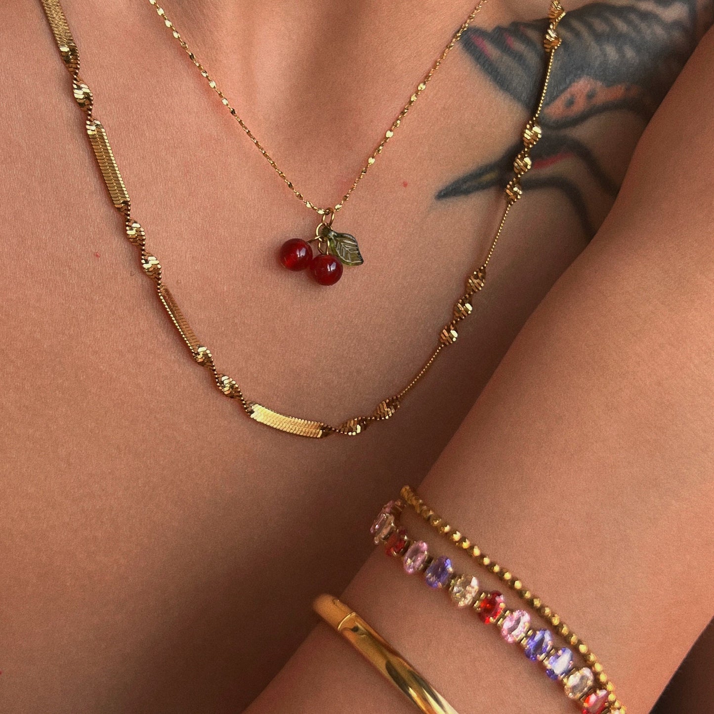 Classic Cherry Necklace