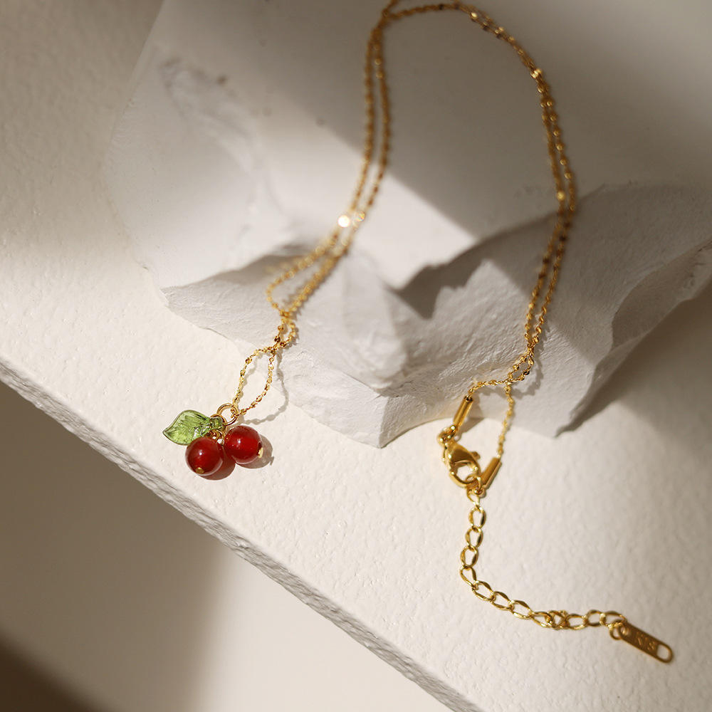 Classic Cherry Necklace