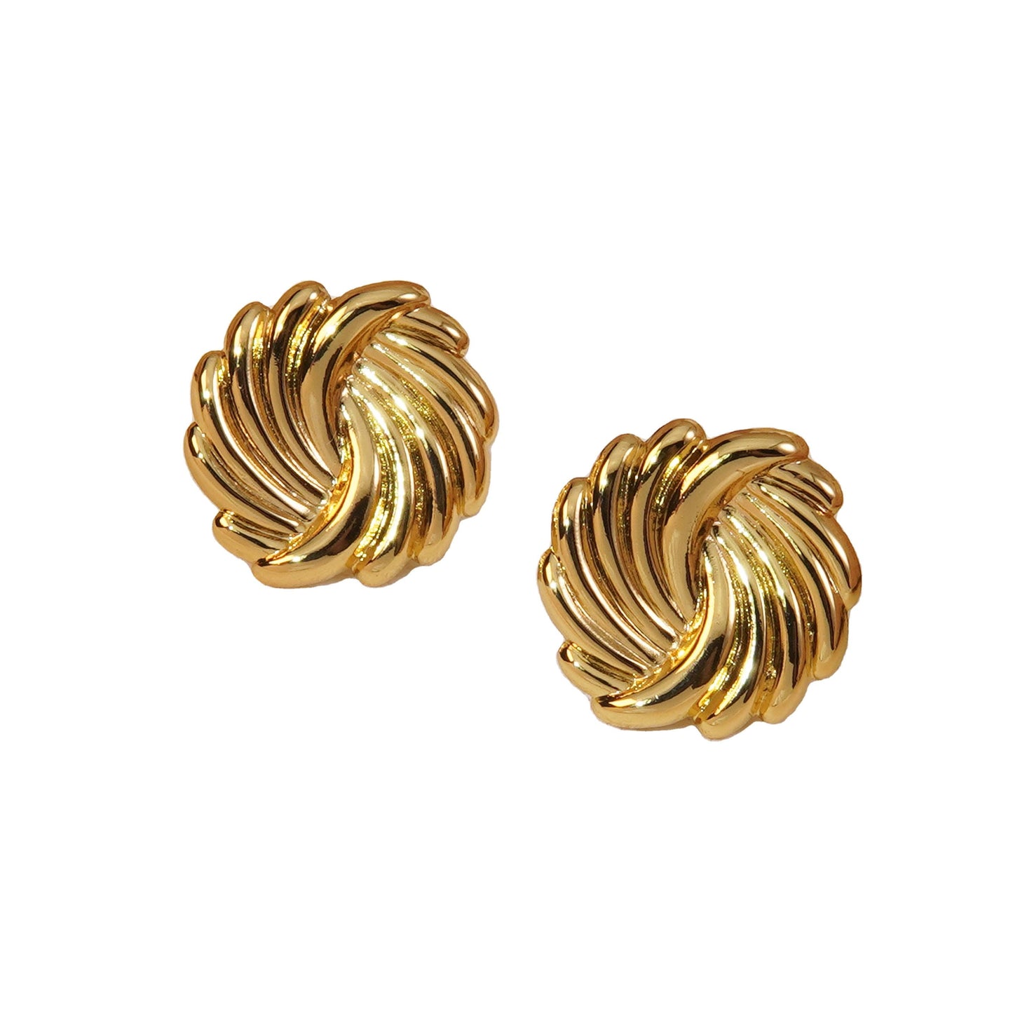 Minimal Stud Earrings - 18k Gold Plated