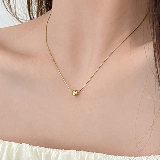 Minimal Soft Heart Necklace