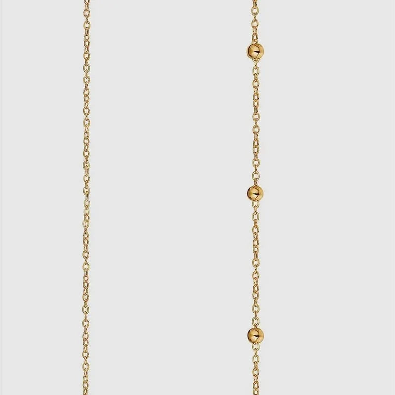 Round Bead Chain Double-layer Waist Chain