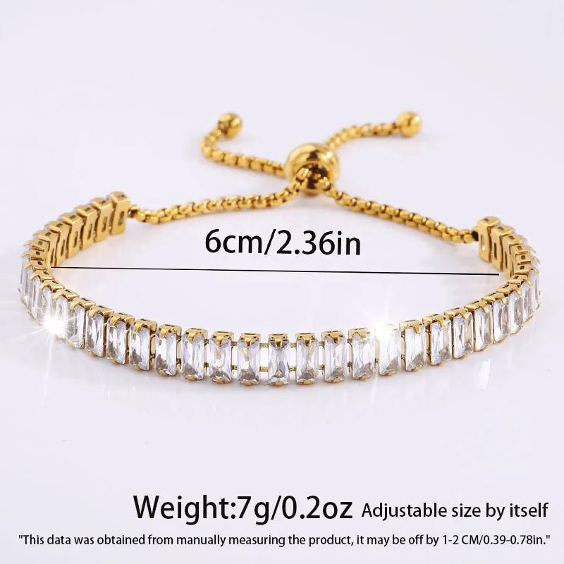 Baguette CZ Tennis Bracelet
