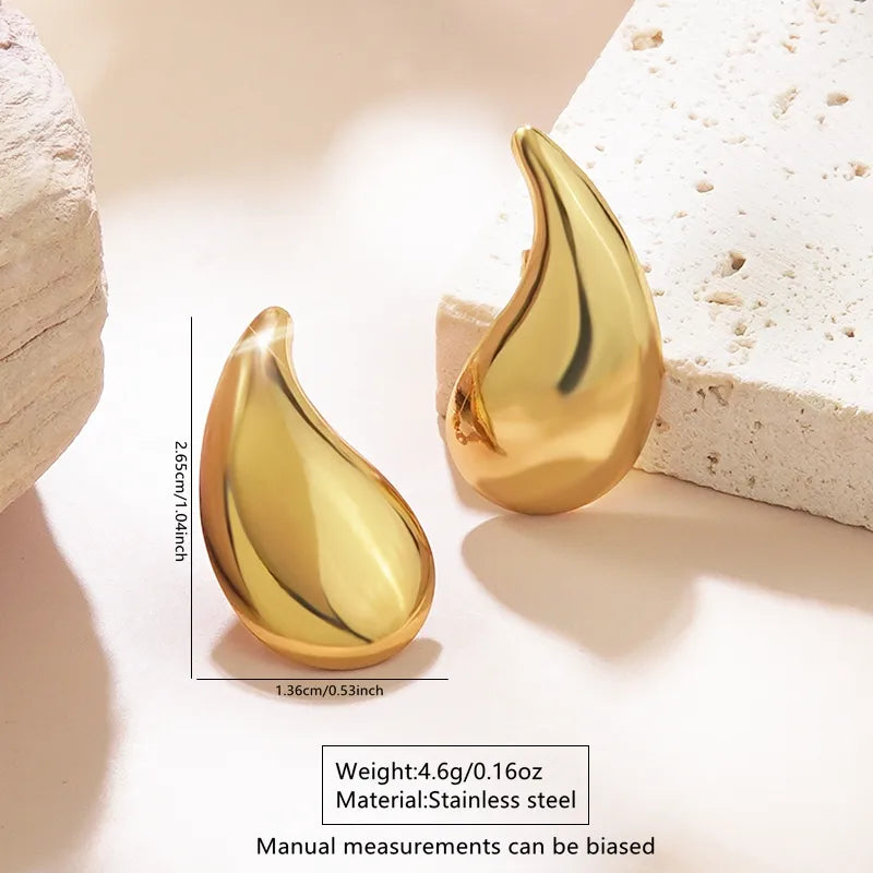 Water Drop Earring - 18k Gold Plated