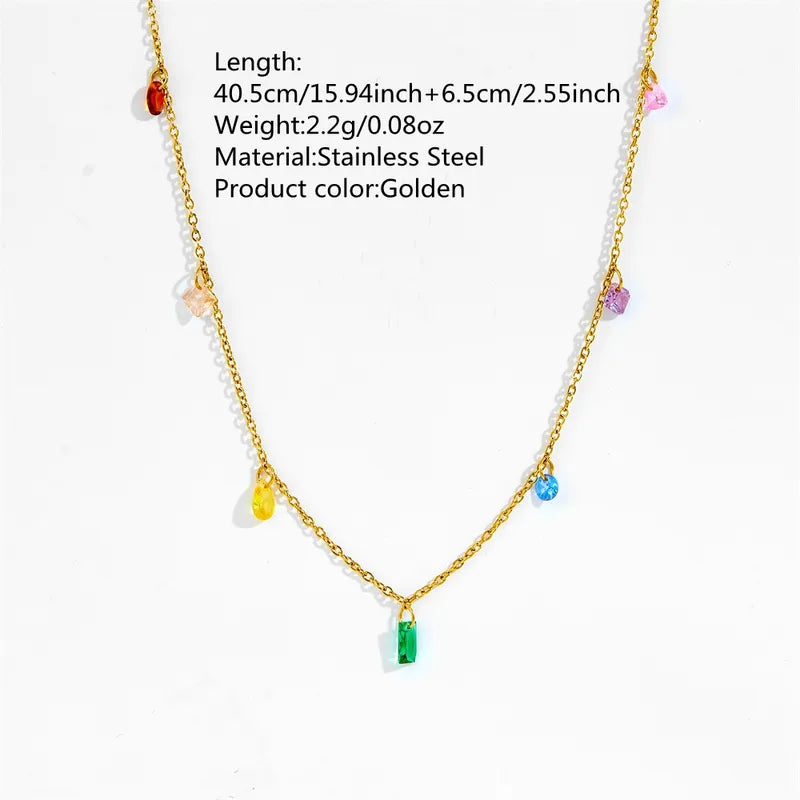 Multicolor Charm Necklace