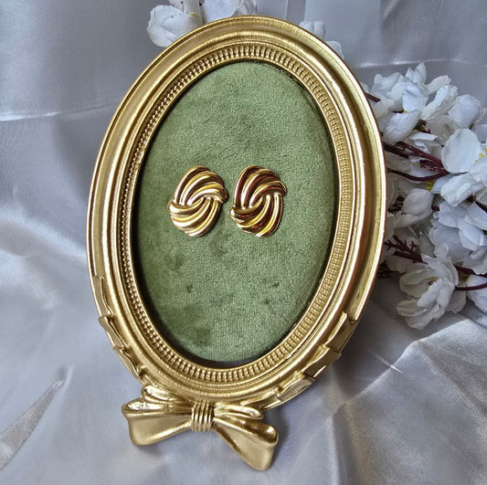 Classic Rope Knot Studs - 18K Gold Plated